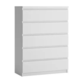 FRIBO öt fiókos komód - fehér