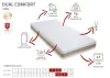 Dual comfort hideghab matrac - 80 x 200 cm