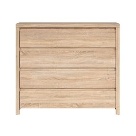 BRW KASPIAN 4 fiókos komód sonoma tölgy