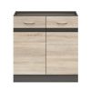 JUNONA LINE - DK2D/80/82 - Mosogatószekrény elem (Sonoma tölgy/wenge)