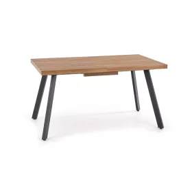   BERLIN - Bővíthető étkezőasztal (mézesdió/fekete) 140-180 cm