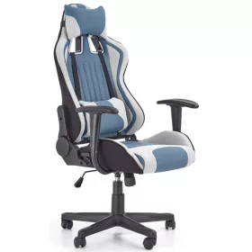 Cayman forgószék - világosszürke/türkiz