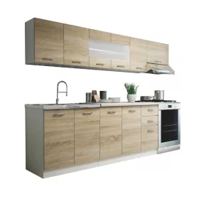 PERLA 260 - Konyhablokk (Sonoma tölgy/fehér)