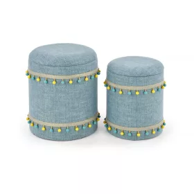 GRADO - 2 db-os puff készlet - Világoskék