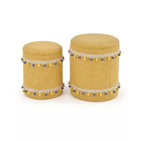 GRADO - 2 db-os puff készlet - Sárga