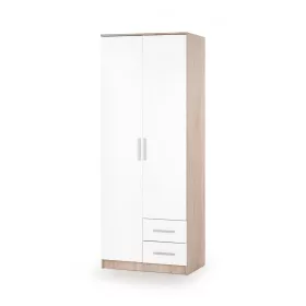 LIMA S-2 - Gardróbszekrény - Sonoma tölgy/fehér