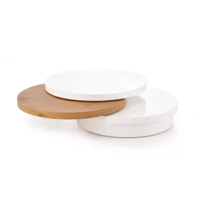 MICHELLE - dohányzóasztal (fehér-tölgy)