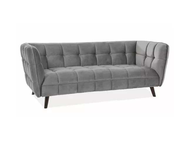 CASTELLO III - Kanapé (Szürke bársony)