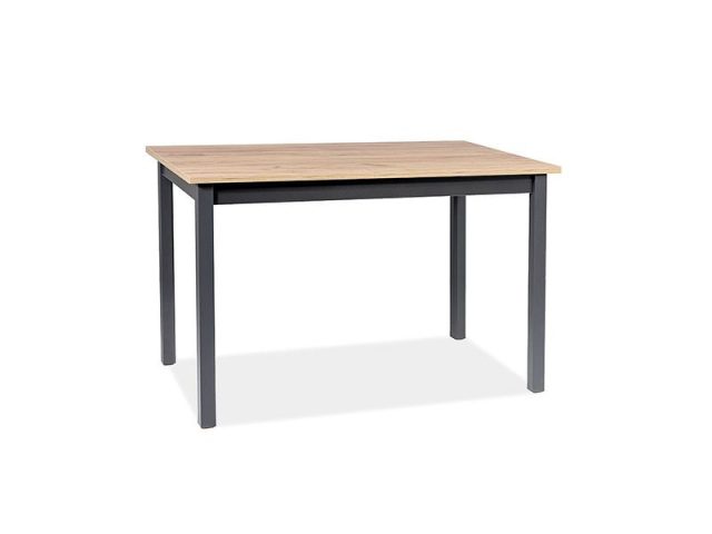 HORACY - Bővíthető étkezőasztal (100-140 cm) fekete/Artisan tölgy