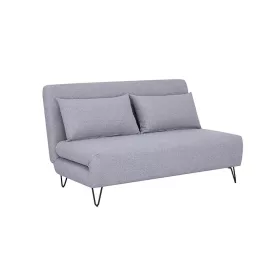   ZENIA - Kétszemélyes, kinyitható kanapé (világosszürke)