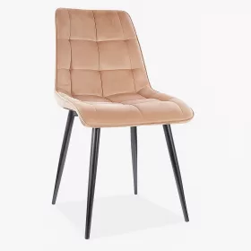 CHIC Velvet Szék (fekete/Bézs)