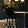 CHIC H-2 Velvet Bárszék (Fekete)