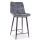 CHIC H-2 Velvet Bárszék (Szürke)
