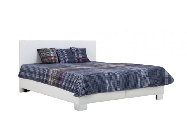 Reflex 160 Boxspring franciaágy (ágyráccsal, matraccal) - fehér