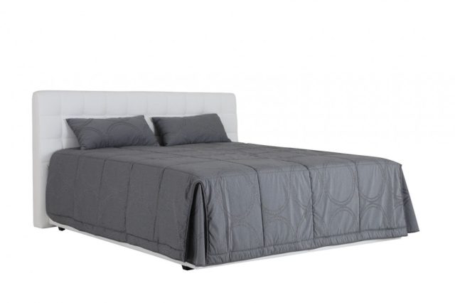 Monaco 160 Boxspring franciaágy (ágyráccsal, matraccal) - fehér