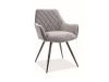 LINEA Velvet - Étkezőszék (Szürke)