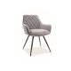 LINEA Velvet - Étkezőszék (Szürke)