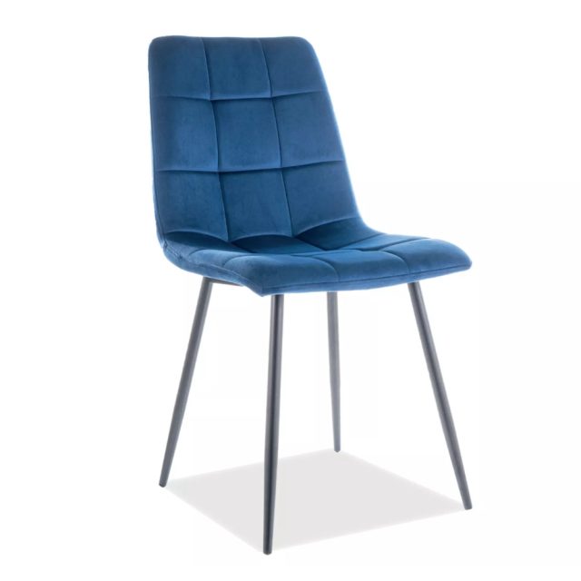 MILA Velvet - Étkezőszék (Sötétkék)