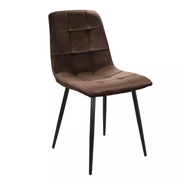 MILA Velvet - Étkezőszék (Barna)