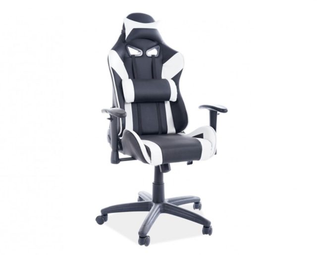 VIPER KID - GyerekForgószék (Fekete/Fehér)