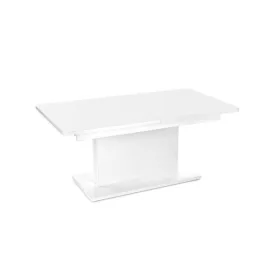   BUSETTI - Étkezőasztallá alakítható dohányzóasztal (fehér)