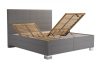 Vilma 180 franciaágy (ágyráccsal, matrac nélkül) - Geo 20/ Prima 13 grey