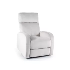   OLIMP - Relax fotel ringatófunkcióval (Velvet Bluvel 03 világosszürke)