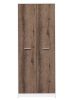 BRW NEPO PLUS ruhásszekrény - fehér/monastery tölgy (SZF2D)