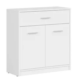   BRW NEPO PLUS két ajtós/egy fiókos komód - fehér (KOM2D1S)