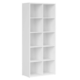 BRW NEPO PLUS nyitott álló polc - fehér (REG/19/8)