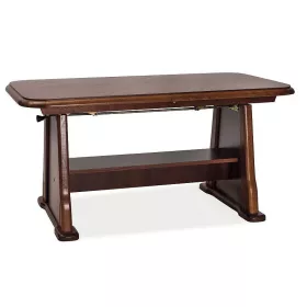 BEATA - Kihúzható asztal, állítható magassággal (dió)