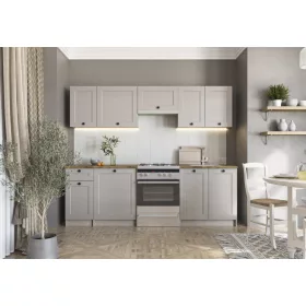 VIVIAN 240 klasszikus konyhablokk - kasmír/dió