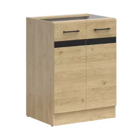  JUNONA LINE - D2D/60/82 - Alsószekrény elem (bernstein tölgy/wenge)