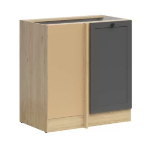   JUNONA LINE - DNW/100/82_L - Alsó sarokelem, balos (bernstein tölgy/grafit)