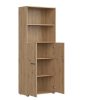 SPACE OFFICE zárható könyvespolc két ajtóval (REG2D/200/F12/Z) - artisan tölgy