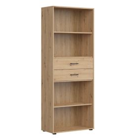   SPACE OFFICE két fiókos nyitott szekrény (REG2S/200) - artisan tölgy