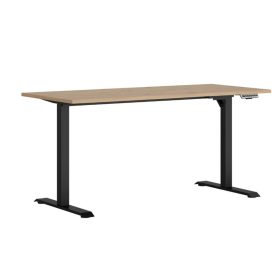   SPACE OFFICE állítható magasságú íróasztal (BIU/160/68/B) - artisan tölgy