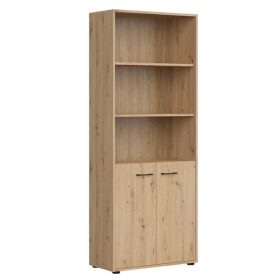   SPACE OFFICE két ajtós polcos szekrény (REG2D/200) - artisan tölgy