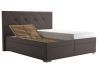 GELA boxspring ágy - 180 x 200 cm - barna