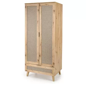 BORNEO gardróbszekrény (S-1) - artisan tölgy/natúr