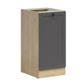   JUNONA LINE - D1D/40/82_P - Alsószekrény elem, jobbos (bernstein tölgy/grafit)