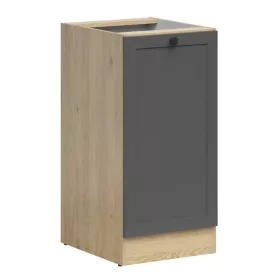   JUNONA LINE - D1D/40/82_L - Alsószekrény elem, balos (bernstein tölgy/grafit)