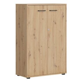  SPACE OFFICE zárható polcos szekrény (REG2D/120/F12/Z) - artisan tölgy