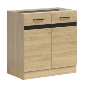   JUNONA LINE - D2D/80/82 - Alsószekrény elem (bernstein tölgy/wenge)