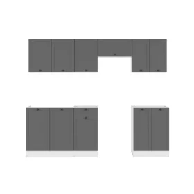 JUNONA LINE 240 (VER 2) - konyhablokk (grafit/fehér)