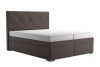 GELA boxspring ágy - 160 x 200 cm - barna