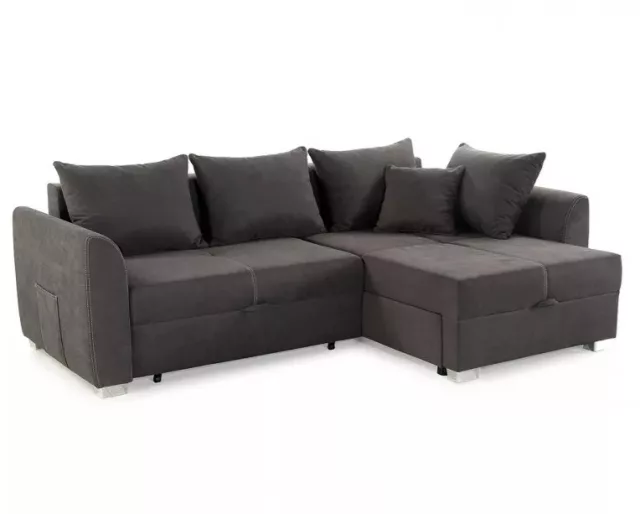 GROOMER - univerzális sarokkanapé - sötétszürke