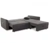 GROOMER - univerzális sarokkanapé - sötétszürke