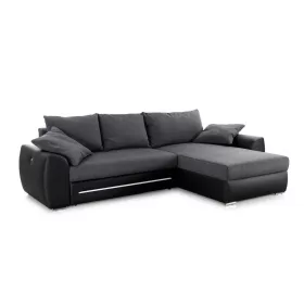 Massel univerzális sarokkanapé - fekete