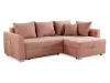 GROOMER - univerzális sarokkanapé - Korall rózsaszín